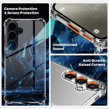Carica l'immagine nel visualizzatore di Gallery, Trasparente Cover con Cordino per Samsung Galaxy S26 5G, Nero