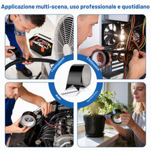 Carica l'immagine nel visualizzatore di Gallery, VINATO Nastro Adesivo Alluminio Nero, 5cm x 20m, Autoadesivo HVAC Auto DIY