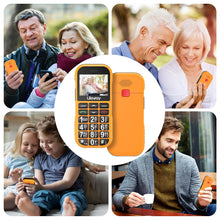 Carica l'immagine nel visualizzatore di Gallery, CHAKEYAKE GSM Telefono Cellulare per Anziani con Tasti Grandi, telefoni cellulari per anziani Supporto SIM Doppio, 1800m