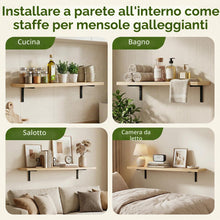 Carica l'immagine nel visualizzatore di Gallery, Parete Staffa per Pianta, 2 Pz Ganci da Parete per Piante, Staffa per Piante Sospese con Viti per Appendere Fioriere, Pi