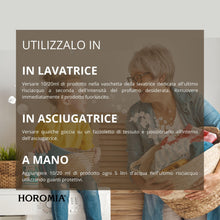 Carica l'immagine nel visualizzatore di Gallery, HOROMIA Profumo per Bucato Fresh Cotton 250ml - Profuma Bucato per Lavatrice e Asciugatrice