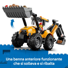 Carica l'immagine nel visualizzatore di Gallery, LEGO City Scavatrice da cantiere gialla 60480