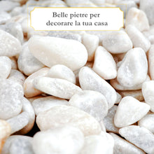 Carica l'immagine nel visualizzatore di Gallery, Ghiaia per giardino e decorazione interna ed esterna (bianco, 850g)