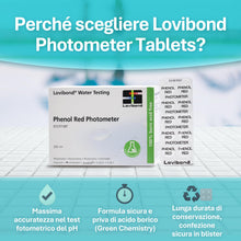 Carica l'immagine nel visualizzatore di Gallery, Lovibond Phenol Red Photometer 250 pH Tablets