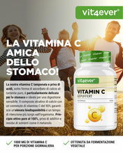 Carica l'immagine nel visualizzatore di Gallery, vit4ever Vitamina C Tamponata - 365 Capsule
