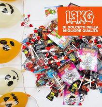 Carica l'immagine nel visualizzatore di Gallery, 1,4 kg di Deliziose Caramelle Halloween e Dolcetti Box - Cesta di Caramelle Assortite per Halloween Feste e Dolcetto o S