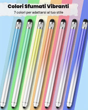 Carica l'immagine nel visualizzatore di Gallery, Penna Stylus Capacitiva per Touchscreen, Stylus a Doppia Punta ad Alta Sensibilità per iPhone, iPad, Android e Tablet, A