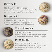 Carica l'immagine nel visualizzatore di Gallery, Satin Naturel 4 Bombe da Bagno Bio di Lusso