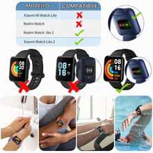 Carica l'immagine nel visualizzatore di Gallery, BDIG 6PCS Cinturini per Xiaomi Watch Lite, Braccialetto Redmi Watch Cinturino in Silicone Colorato di Ricambio Strap Pro