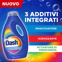 Carica l'immagine nel visualizzatore di Gallery, Dash Detersivo Liquido Lavatrice, 92 Lavaggi, Salva Colore, Rimuove Le Macchie, Igienizza, Brillantezza Per I Capi