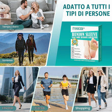 Carica l'immagine nel visualizzatore di Gallery, 2pcs Correttore Alluce Valgo con Fascia Antiscivolo