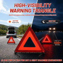 Carica l'immagine nel visualizzatore di Gallery, Triangolo Auto Omologato Kit,Triangolo Emergenza Auto,Gilet Catarifrangente