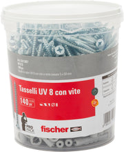 Carica l'immagine nel visualizzatore di Gallery, Fischer UVD II 8 S Secchiello con 140 Tasselli con Vite