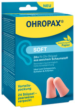 Carica l'immagine nel visualizzatore di Gallery, OHROPAX Tappi per le orecchie morbidi, 24 pezzi, in schiuma, SNR 31 dB