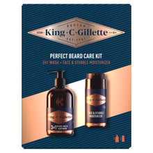 Carica l'immagine nel visualizzatore di Gallery, King C. Gillette, Kit Rituale Perfetto Con Detergente Barba, Viso E Capelli