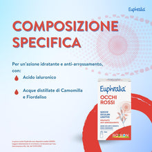Carica l'immagine nel visualizzatore di Gallery, Euphralia Occhi Rossi - Gocce Oculari Lenitive Arrossamento 10 ml + Omaggio