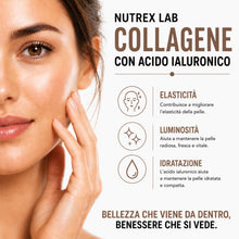 Carica l'immagine nel visualizzatore di Gallery, NutrexLab Collagene Bovino Idrolizzato Acido Ialuronico 2100mg 180 Cpr