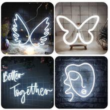 Carica l'immagine nel visualizzatore di Gallery, Sunshine smile Striscia LED Bianca Freddo 4 m, 6000K Striscia LED Dimmerabile 220v, Alta Luminosità Striscia COB con Ali