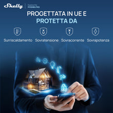 Carica l'immagine nel visualizzatore di Gallery, Shelly Plug M Gen3 Bianco - Presa Intelligente Wi-Fi &amp; Matter (Tipo F), Misurazione Consumi, 13A, 3000W, Nessun Hub Rich