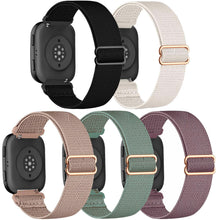 Carica l'immagine nel visualizzatore di Gallery, 5 pezzi di ricambio per Amazfit Bip 6/Bip 5 Unity, tessuto elastico di ricambio per Amazfit GTR 4/GTR 3/3 Pro/2GTR 47 mm