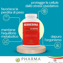 Carica l'immagine nel visualizzatore di Gallery, Berberina 500 mg con Silimarina – Cardo Mariano e Cromo – 60 Capsule