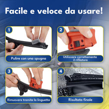 Carica l'immagine nel visualizzatore di Gallery, ATG Rigenera Tergicristalli Auto – Affila e Rinnova Spazzole Tergicristalli, Taglierina per Gomma, Pulitore Parabrezza U