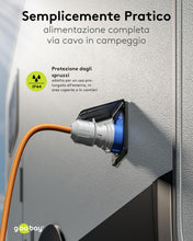 Carica l'immagine nel visualizzatore di Gallery, goobay Cavo adattatore CEE per caravan, 5 m, spina con contatto di protezione a presa CEE con coperchio di chiusura, IP4