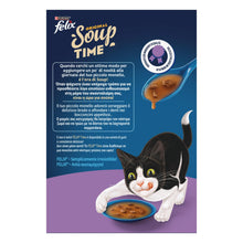 Carica l'immagine nel visualizzatore di Gallery, FELIX Soup Time Original Cibo Umido per Gatti Adulti, 48 Bustine da 48g