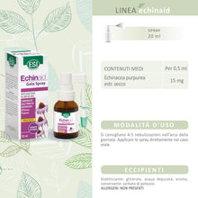Carica l'immagine nel visualizzatore di Gallery, ESI - Echinaid Spray Gola Analcolico, Integratore Alimentare con Echinacea, Favorisce il Benessere delle Vie Respiratori