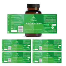 Carica l'immagine nel visualizzatore di Gallery, Vitabay Acido R-Alfa Lipoico 300 mg – 120 capsule vegane – R-ALA puro