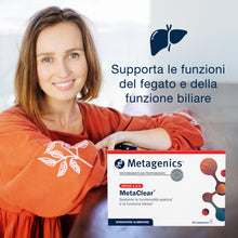 Carica l'immagine nel visualizzatore di Gallery, Metagenics MetaClear - Supporto Funzioni Depurative - 60 Compresse