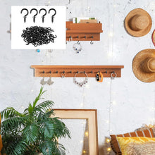 Carica l'immagine nel visualizzatore di Gallery, 100 ganci a vite neri con occhiello, vite a gancio da 1/2 pollici, per chiavi, piante, decorazioni