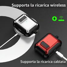 Carica l'immagine nel visualizzatore di Gallery, [4 in 1]Lock Cover compatibile con AirPods Pro 3 con portachiavi