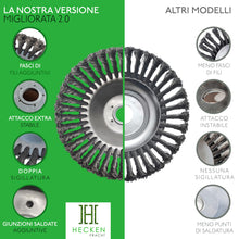 Carica l'immagine nel visualizzatore di Gallery, HECKENPRACHT© Spazzola professionale per decespugliatore | Concetto migliorato 2025 – Spazzola per decespugliatore per l