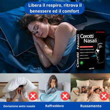 Carica l'immagine nel visualizzatore di Gallery, 120 Cerotti Nasali Respira Bene, Rimedi Antirussamento, Congestione Nasale, Cerotti Nasali Sport per Respirare Meglio da