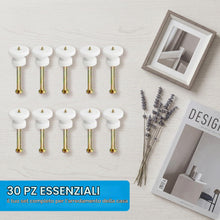 Carica l'immagine nel visualizzatore di Gallery, 30 Pezzi Chiodini per Quadri Muro,Appendere Quadri ,Ganci Invisibili per Appendere Foto, Specchi e Altri Oggetti