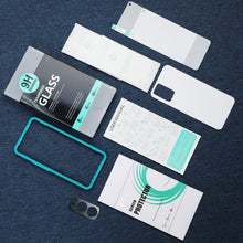 Carica l'immagine nel visualizzatore di Gallery, Ibywind Vetro Temperato per Oneplus Nord 2 5G,[2 Pezzi]con Protezione Obiettivo Fotocamera,Skin in Stile Fibra di Carbon