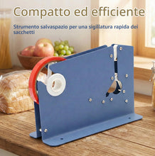 Carica l'immagine nel visualizzatore di Gallery, TOPWAY Sigillatrice a Nastro per Sacchetti di Plastica con 10 Nastri Adesivi da 36m Ciascuno, Dispenser di Nastro Sigill