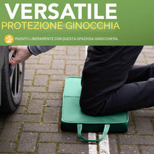 Carica l'immagine nel visualizzatore di Gallery, BLOSTM Cuscino per inginocchiarsi da Giardino Extra Spesso, Grande, Pieghevole, con Manici, in Memory Foam ad Alta densi