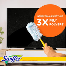 Carica l'immagine nel visualizzatore di Gallery, Swiffer Duster, Starter Kit Manico + 13 Piumini Catturapolvere