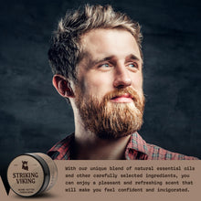 Carica l'immagine nel visualizzatore di Gallery, Striking Viking Burro Barba Uomo – 4 Oz, Sandalo