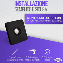 Carica l'immagine nel visualizzatore di Gallery, Filzada® 26x Piedini per Mobili in Teflon da Avvitare 25x25 mm Quadrati