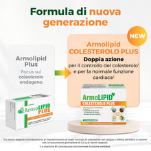 Carica l'immagine nel visualizzatore di Gallery, Armolipid Colesterolo Plus, Integratore con Fitosteroli, 30 Compresse