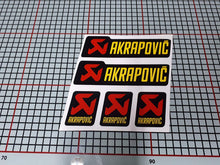 Carica l'immagine nel visualizzatore di Gallery, Sticker Adesivo Sticker Adesivo Adesivo Decals Autocollants Compatibile con Akrapovic Tubo Scarico Alluminio Alta Temper
