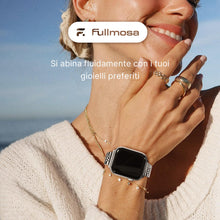 Carica l'immagine nel visualizzatore di Gallery, Fullmosa Cinturino Acciaio per Apple Watch 40mm/42mm Serie 12 11 10/41mm