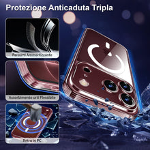Carica l'immagine nel visualizzatore di Gallery, Yohii Magnetica Cover per iPhone 18 Pro/iPhone 17 Pro 6.3",Trasparente