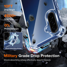 Carica l'immagine nel visualizzatore di Gallery, iVoler Anti Ingiallimento Chiaro Cover per Samsung Galaxy A18 / A17 / A16 4G / 5G, [Antiurto di Grado Militare] Custodia