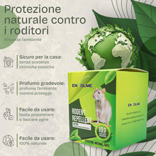Carica l'immagine nel visualizzatore di Gallery, Repellente per Topi Naturale – Disabituante con Olio di Menta Piperita – 10 Sacchetti Profumati Senza Veleno – Ideale pe