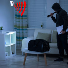 Carica l'immagine nel visualizzatore di Gallery, TRIXES Allarme con Sensore di Movimento Alimentato a Batteria, Compresi Telecomandi, per Giardino, Capanno e Caravan