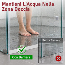 Carica l'immagine nel visualizzatore di Gallery, alophoty Barriera Doccia Ferma Acqua Silicone, 100 cm, Bianco